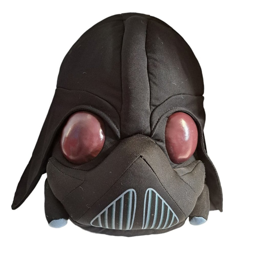 Star Wars Angry Birds Black Darth Vader Stuffed Plush Animal Toy Doll 12"